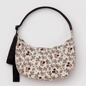 Baggu Medium Crescent - Storybook Floral - DISNEY COLLAB